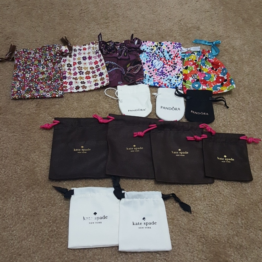Kate spade ,pandora,Brighton Dust bags